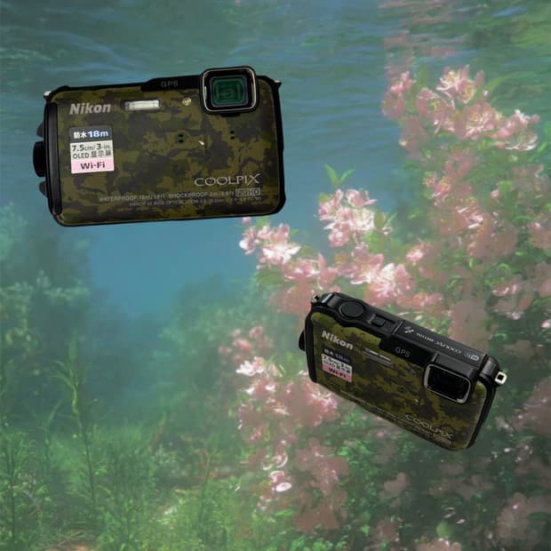 풀박) 니콘 쿨픽스 aw110s 카모 (aw110/aw100)