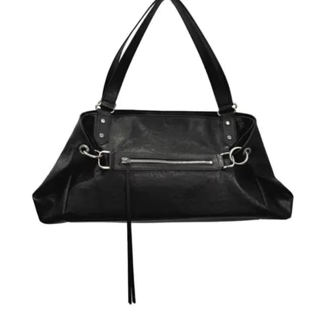 보헤미안서울 FOLDED SHOULDER BAG, BLACK