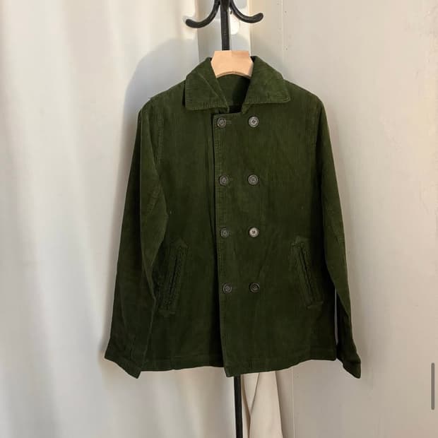 Khaki peacoat