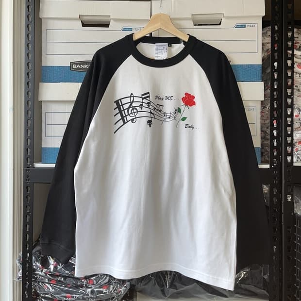 Play me Baby... raglan long sleeve