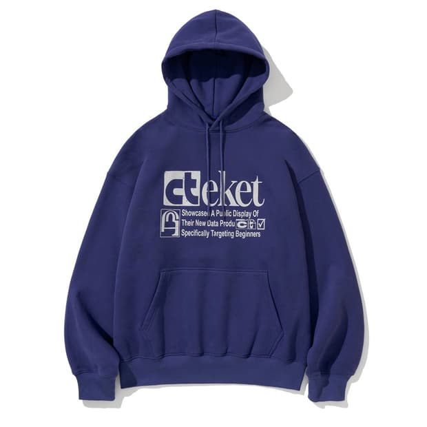 TEKET 테켓 후드 더스티블루 (모델사진이랑컬러다름) 새상품