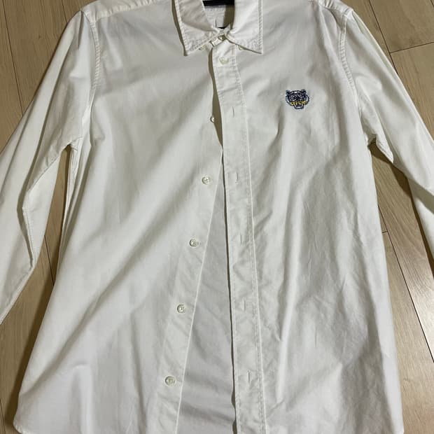 kenzo tiger crest 화이트 셔츠