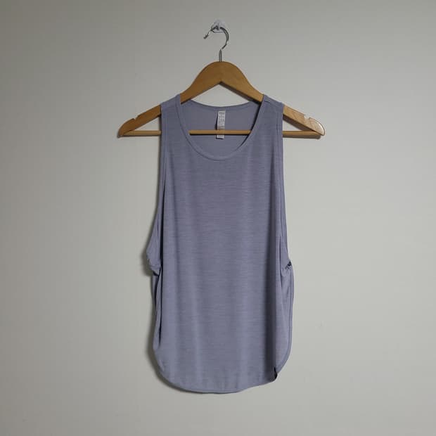 (S) XEXYMIX 젝시믹스 에슬레틱 나시 퍼플 그레이 헬스 필라테스