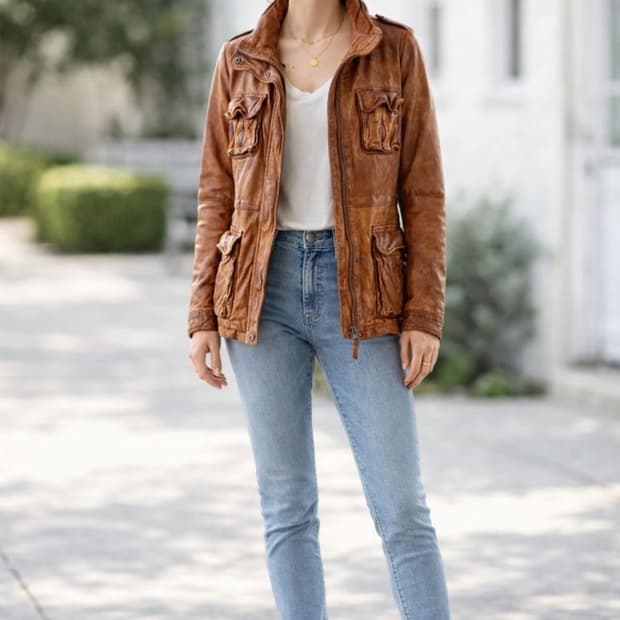 🤎 리얼 양가죽 브라운 자켓 55 | 봄 간절기 가죽 아우터