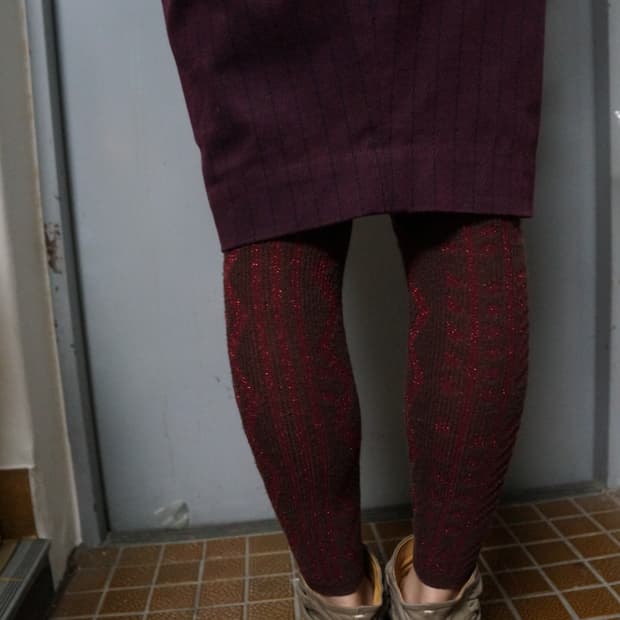 이세이 미야케 패턴 타이츠