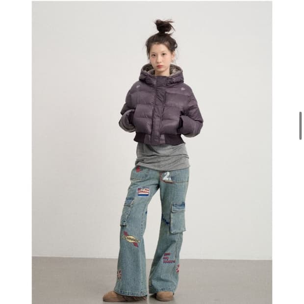 디어마이키코 아키하라 패딩 S