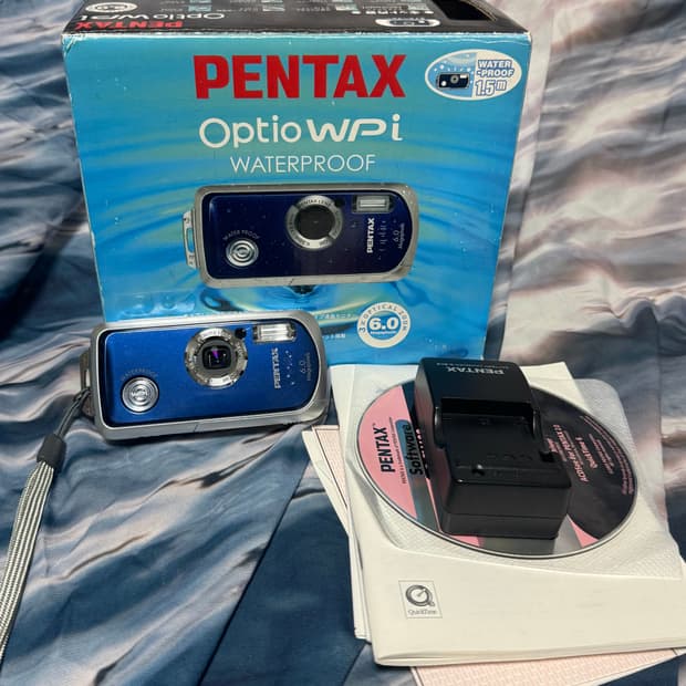 펜탁스 옵티오 wpi 카메라 풀박 💕