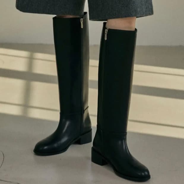 [실착 30걸음!!!]지니킴 블랙 롱부츠