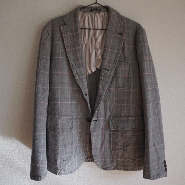 Comme des Garcons homme check jacket