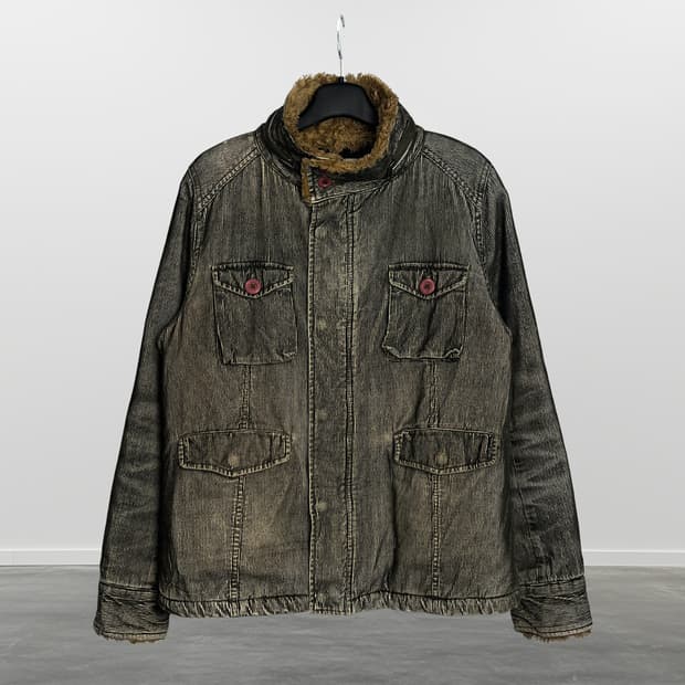 CLN POINT MFG 코듀로이 집업 자켓 