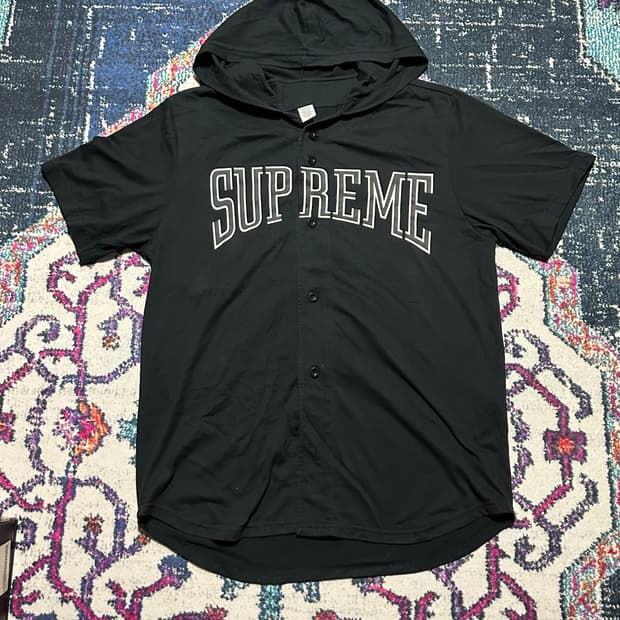 Supreme 16ss hooded baseball Top