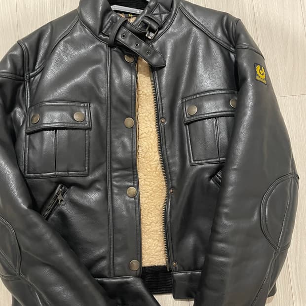 벨스타프 양털가죽무스탕자켓 XL 