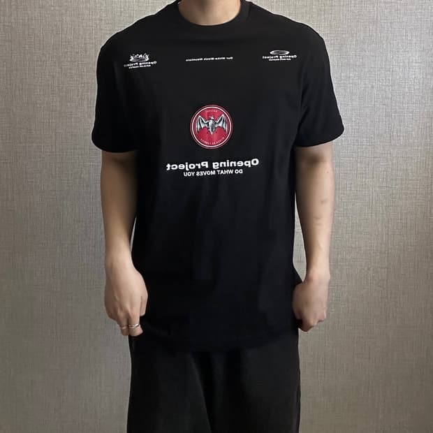 오프닝 프로젝트 x 바카디 로그 플레잉 반팔 티셔츠