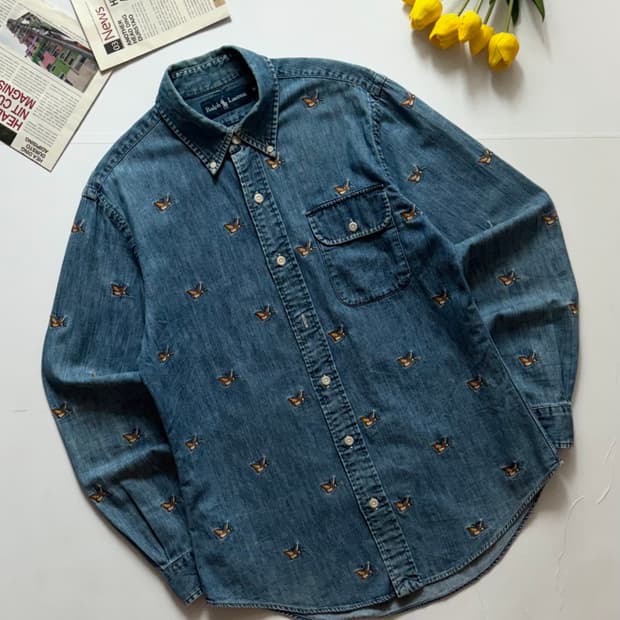 Polo 폴로랄프로렌 90's 청둥오리 데님 셔츠