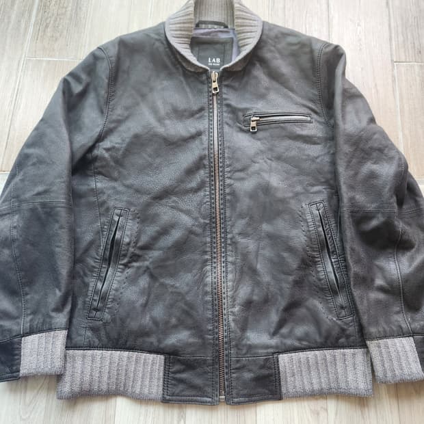 빨질레리 LAB 천연 양가죽 봄버자켓 46