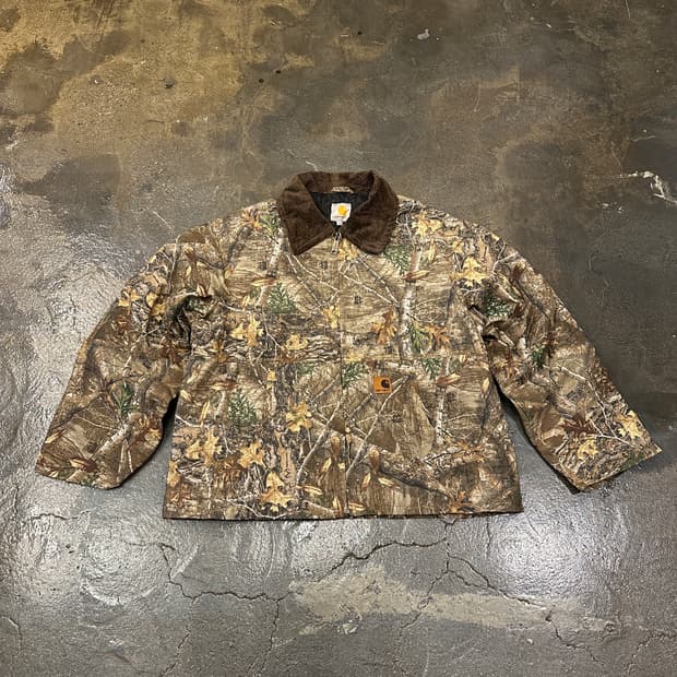 Carhartt 칼하트 리얼트리 카모 리워크 자켓 L