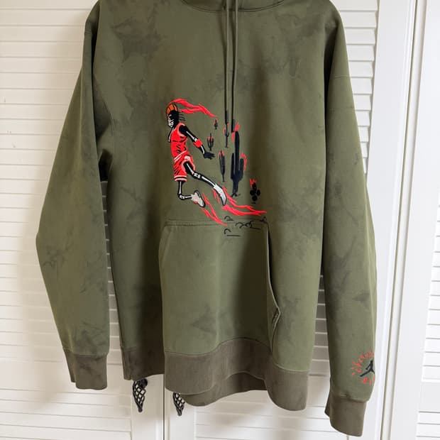 [L]나이키 조던 x 트래비스 스캇 후드티