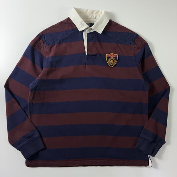 Polo 폴로 랄프로렌 크러스크 쉴드polo 스트라이프 럭비티
