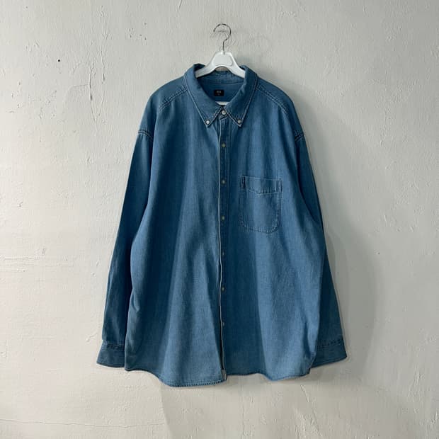 유니클로 데님 청남방 4XL