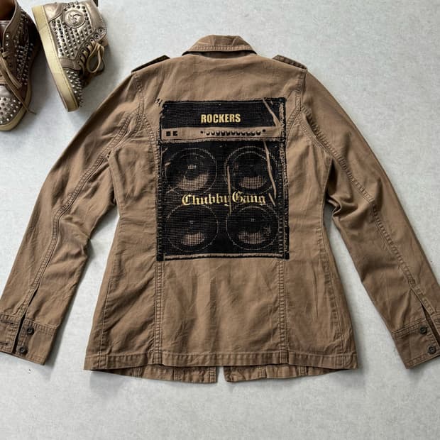 락시크 프린팅 자켓 