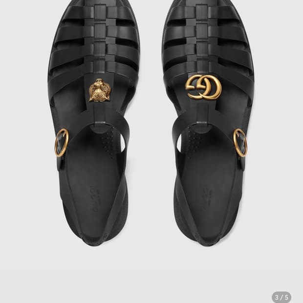 GUCCI 구찌 더블G 남성 샌들 265