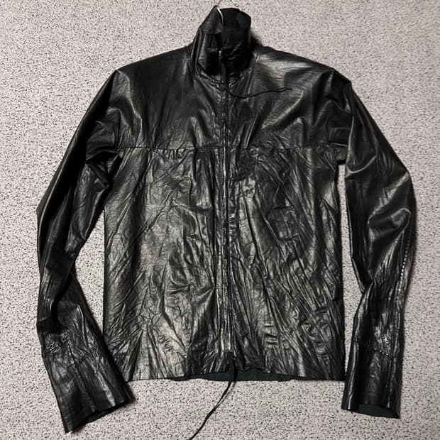 M.a+ maurizio amadei cow leather jacket