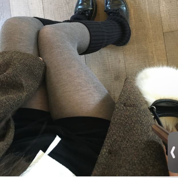 아워캐비넷 apel leg warmer