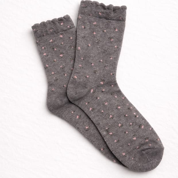 플라워 삭스 그레이 <새상품>