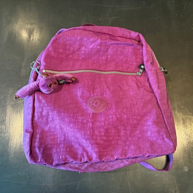 키플링 백팩 핑크퍼플 모리걸 갸루