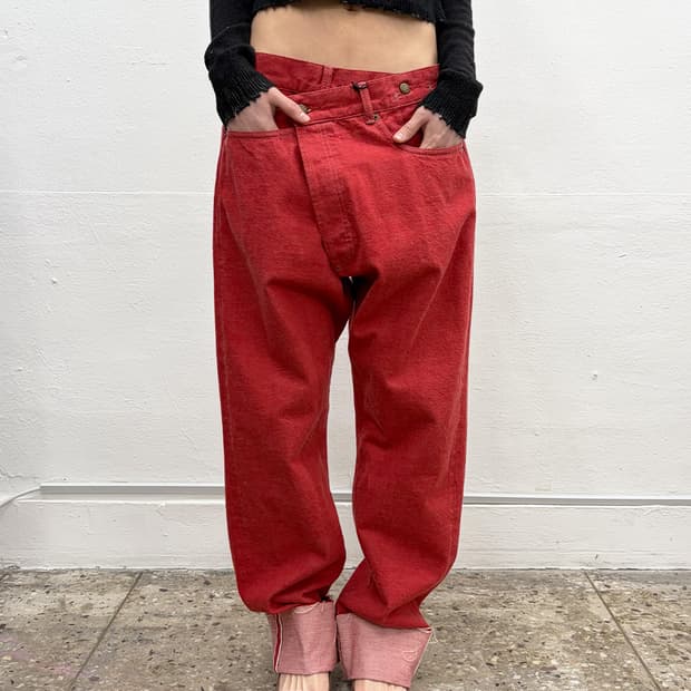 R13 커프드 크로스오버 롤업 진