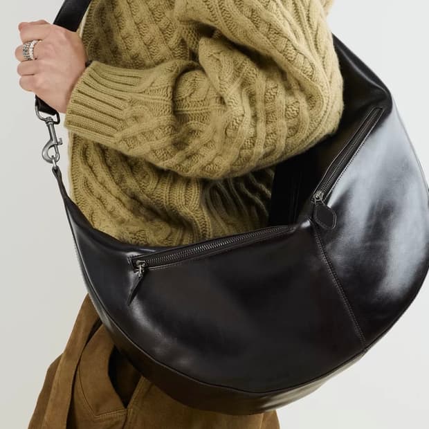 (매물x) 자라 sprls 카우레더 브라운 크로스백