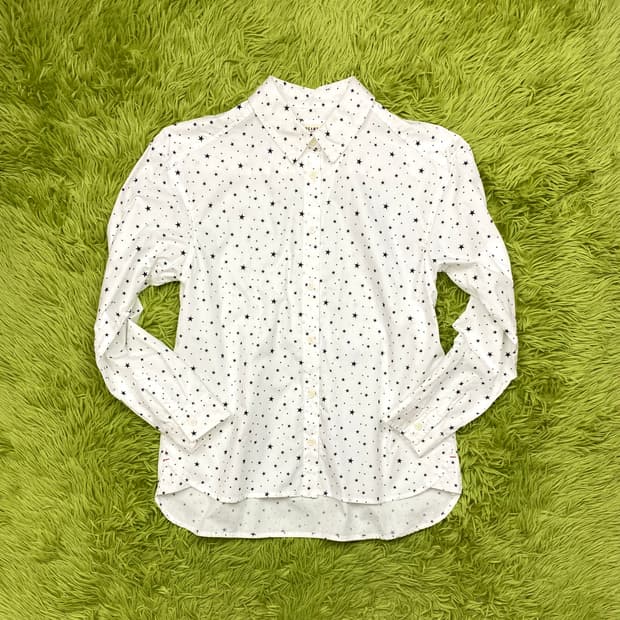 빔즈 하트 스타 도트 패턴 셔츠