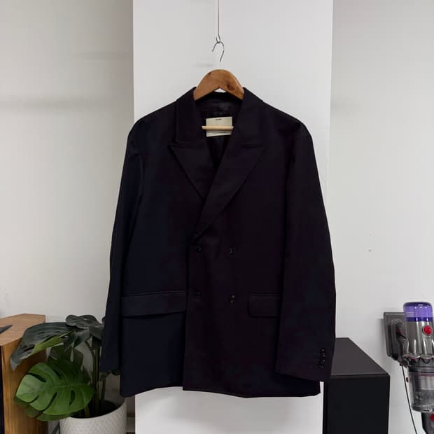포터리 울 더블 브레스티드 자켓