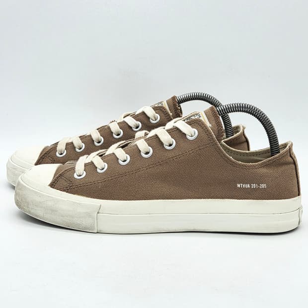  더블탭스 13ss 캔버스 스니커즈 브라운 (260) 