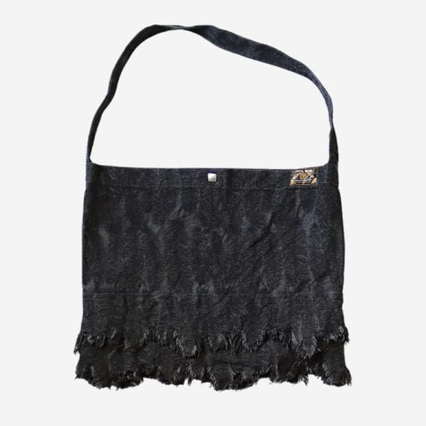 캐피탈 맥파이 데님 메디슨 백 라지 블랙 12oz
