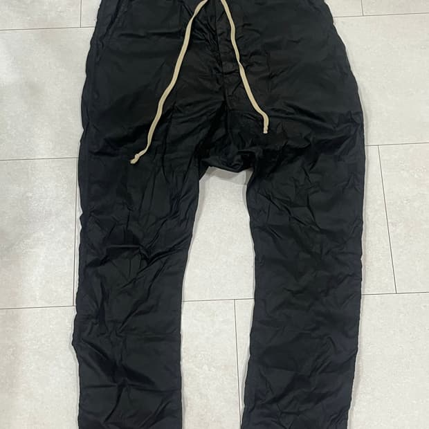 릭오웬스 나일론 베기팬츠