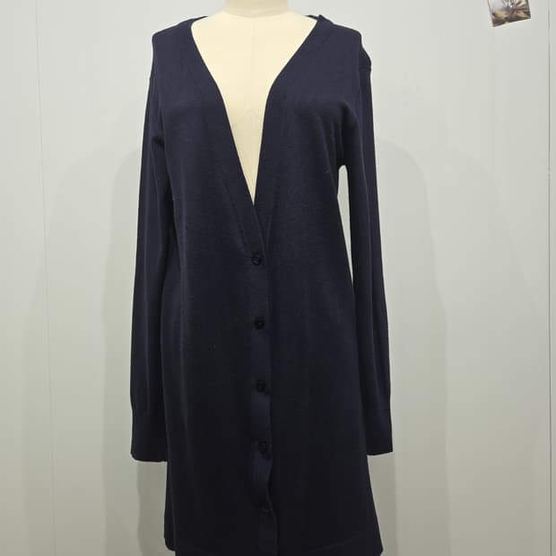 마렐라 롱 가디건 코트 네이비 막스마라