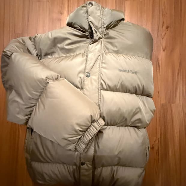 montbell 카키베이지 엑스라지 패딩