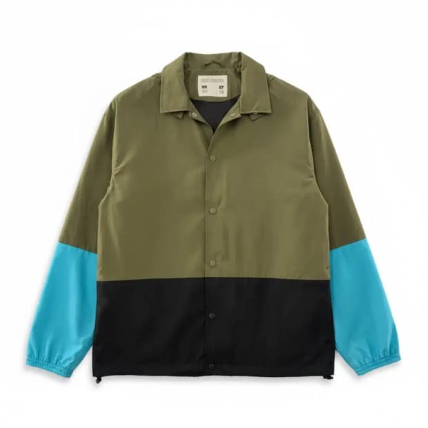 Kim Jones X GU 코치 자켓 L 카키/블랙/블루