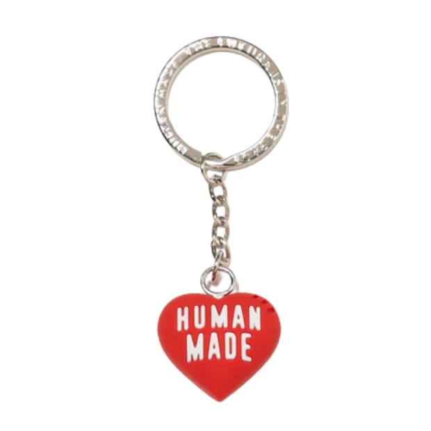 휴먼 메이드 하트 러버 키체인 레드