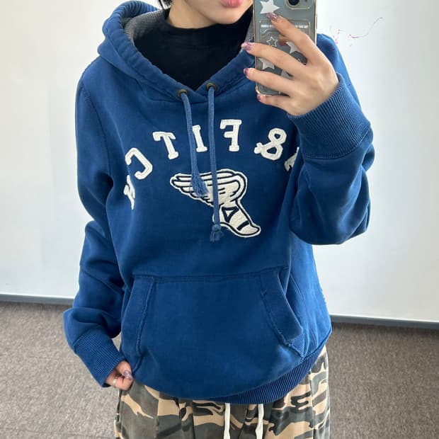 Abercrombie 아베크롬비 a&fitch 네이비 후드티
