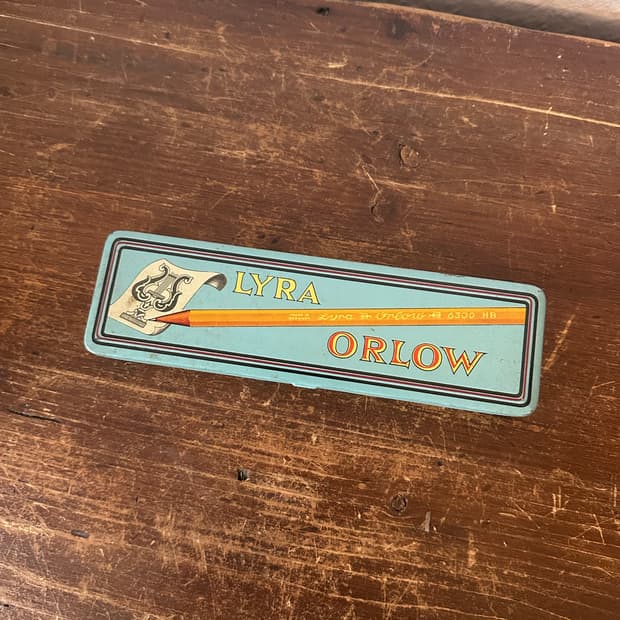 독일)빈티지 리라 연필, 필통(새상품)