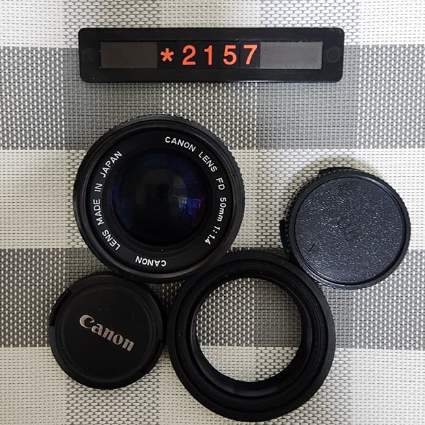 캐논 FD 마운트 50mm 1.4 단렌즈