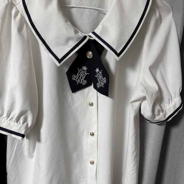 반팔 블라우스 판매 빈티지 공겜여주깔