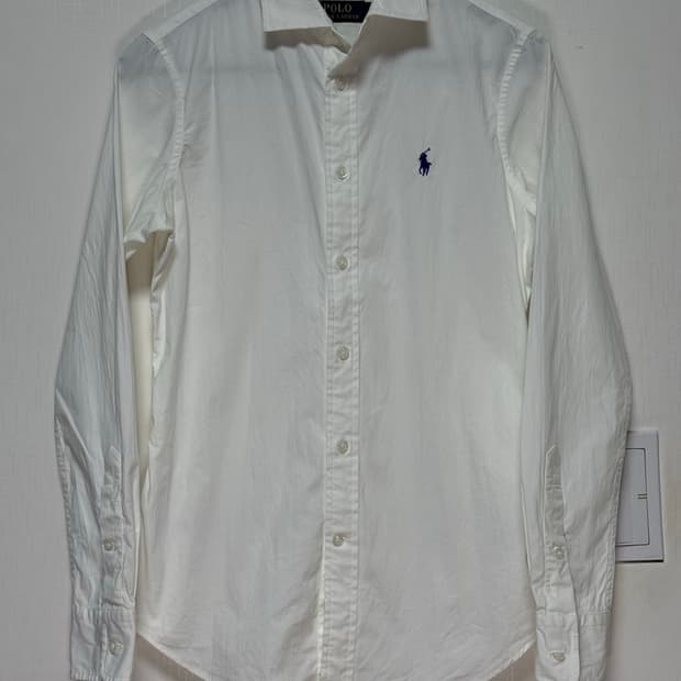 폴로 랄프 로렌 화이트 카라 셔츠 