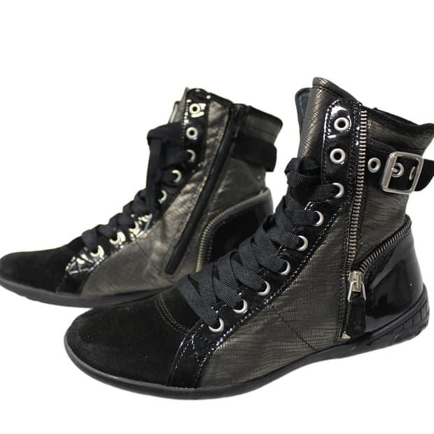 PATAUGAS france 레더 레이스업 부츠