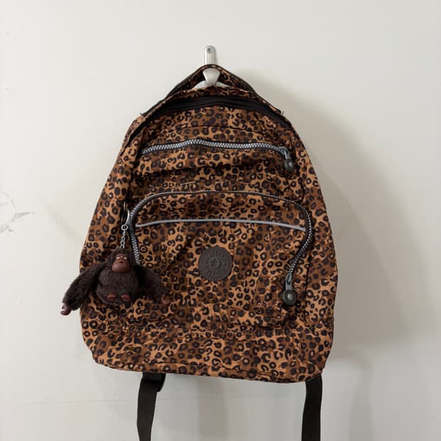 246. 키플링 레오파드 호피백팩