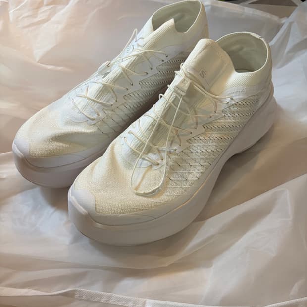 살로몬 꼼데가르송 펄사 플랫폼 화이트 280