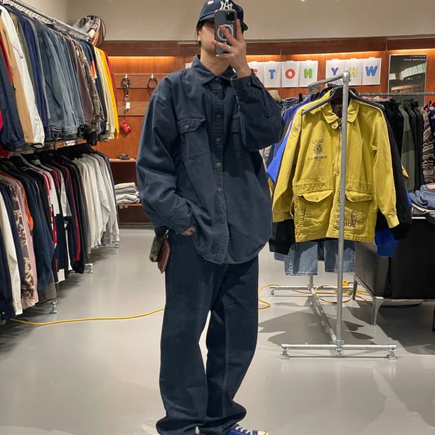 빈티지 헤비코튼 셔츠