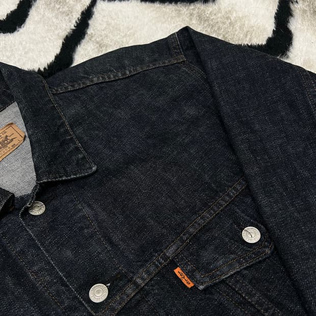 [L]리바이스 80s 오렌지탭 오버핏 데님 자켓/인디고/일본판